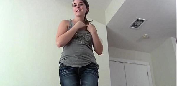  I love playing with my pussy in jeans JOI